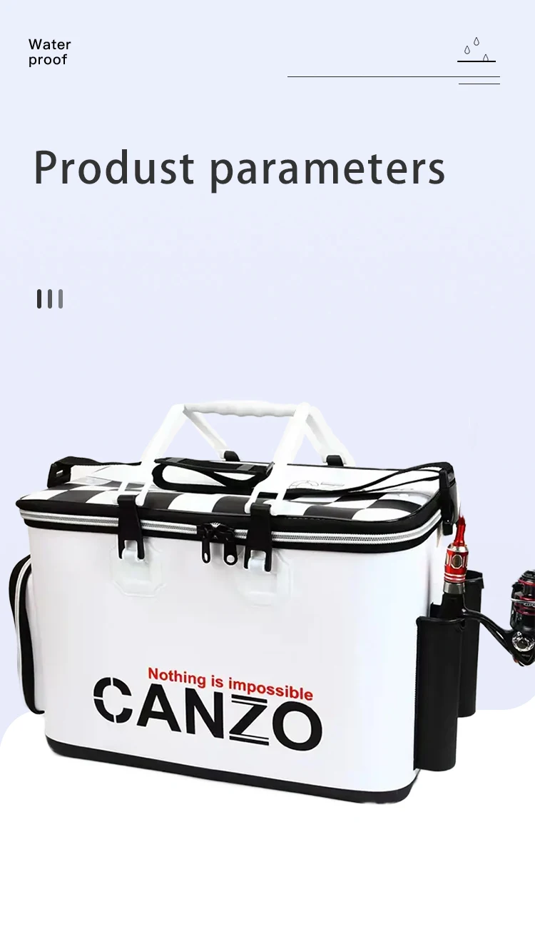 Eva Fishing Gear Portable Collapsible Fishing Bucket Live Fish Box