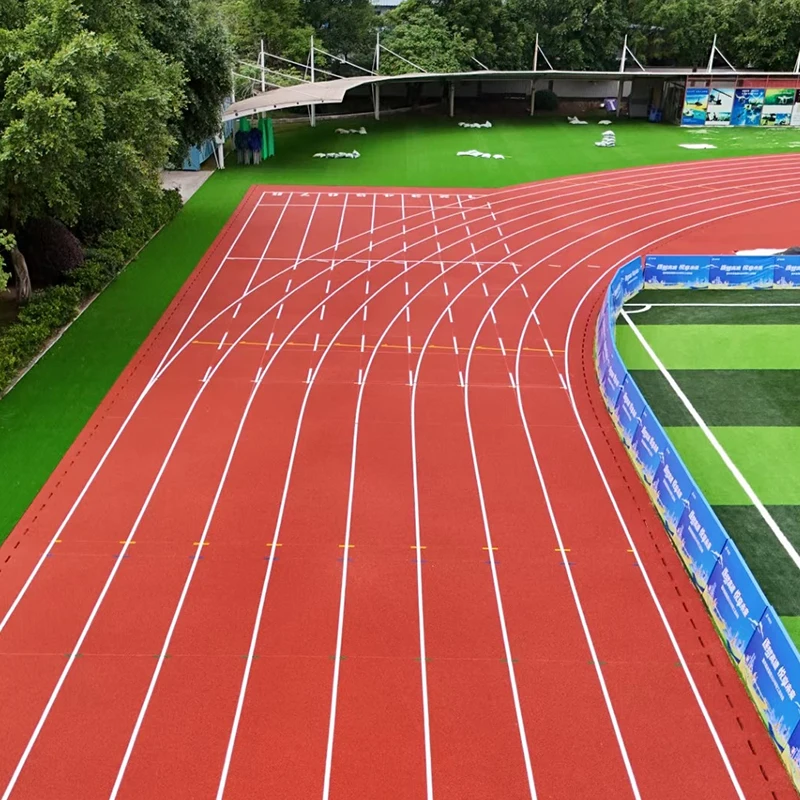 IAAF-approved All-polyurethane Athletic Track Surface Material, Hard ...
