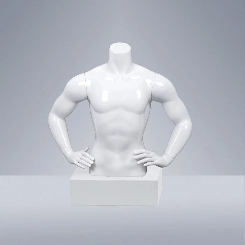 マネキン　スポーツマネキン トルソーマネキンスポーツマネキンハーフスケールマネキン男性の胴体
