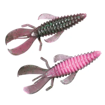 Soft Shrimp 8cm 4.7g Obstacle Artificial Soft Bait Stainless Steel Submerged Bionic Lure Cross-border Wholesale – Soft Lure – view 5