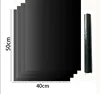 Negro 40cm * 50cm (4 rollos)
