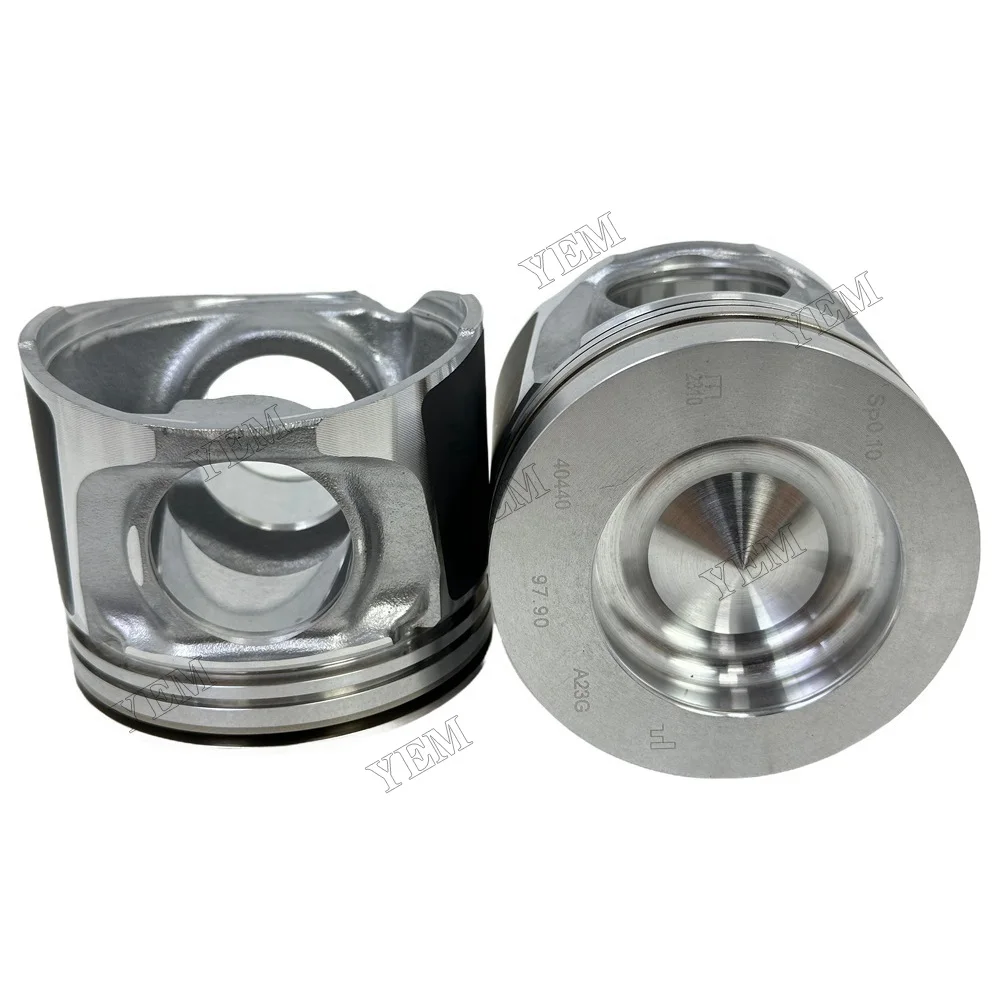 Piston Compatible for Volvo D6E Engine Parts Replaces 2