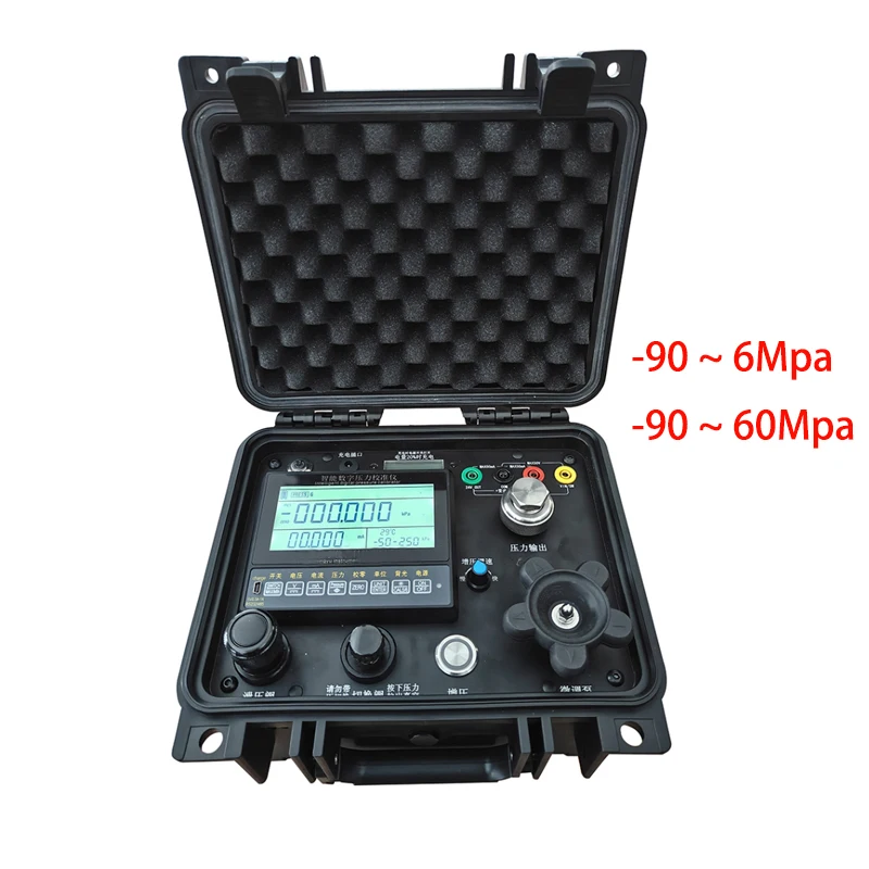 Vakuummanometer-Kalibrierung -90 ~ 6Mpa/60Mpa Tragbarer Batteriebetriebener Elektrischer Druckkalibrator – Detail 2
