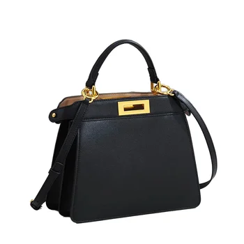 Women's Kitten Carrier Bag Elegant Handbag Leather women's bag factory logo can be customized