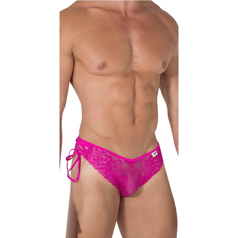 PATON FACTORY CUSTOM Custom Bugle Pouch the Side Lace up Thongs Men's Thong With Tie Gay Jockstrap Underwear Sexy Bikini