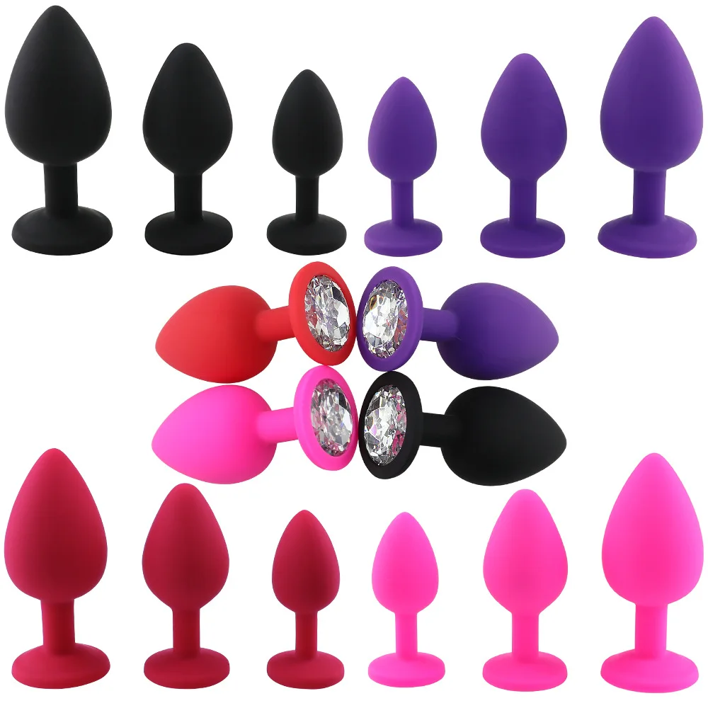 3 Different Size Sex Adult Toys Unisex Silicone Butt Plug Anal Plug For Men  Women Anal Trainer - Buy Anal Plug,Silicone Butt Plug,Anal Toys Product on  Alibaba.com