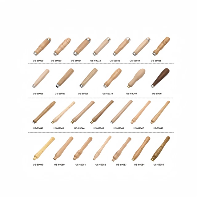 Forged Mirror Polishing High Quality Custom Wooden Handle Straight Wood Chisel Chrome Vanadium   Carpenter's Chisel Brass Rings
