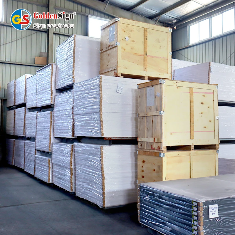 Goldensign 4x8 PVC Foam Board Signs 2mm 18mm White Pvc Free Foam Sheet Forex Foam Pvc Board