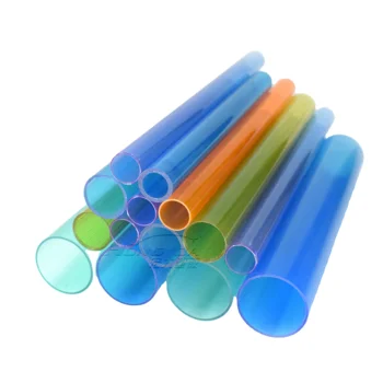factory direct price cold-resistant customized clear round ABS pipes Extruded PP PE PVC Tube for toy