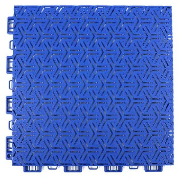 30.48x30.48x1.6cm Thick Anti-Slip Wear Resistance PP Interlocking Tile for Basketball Court