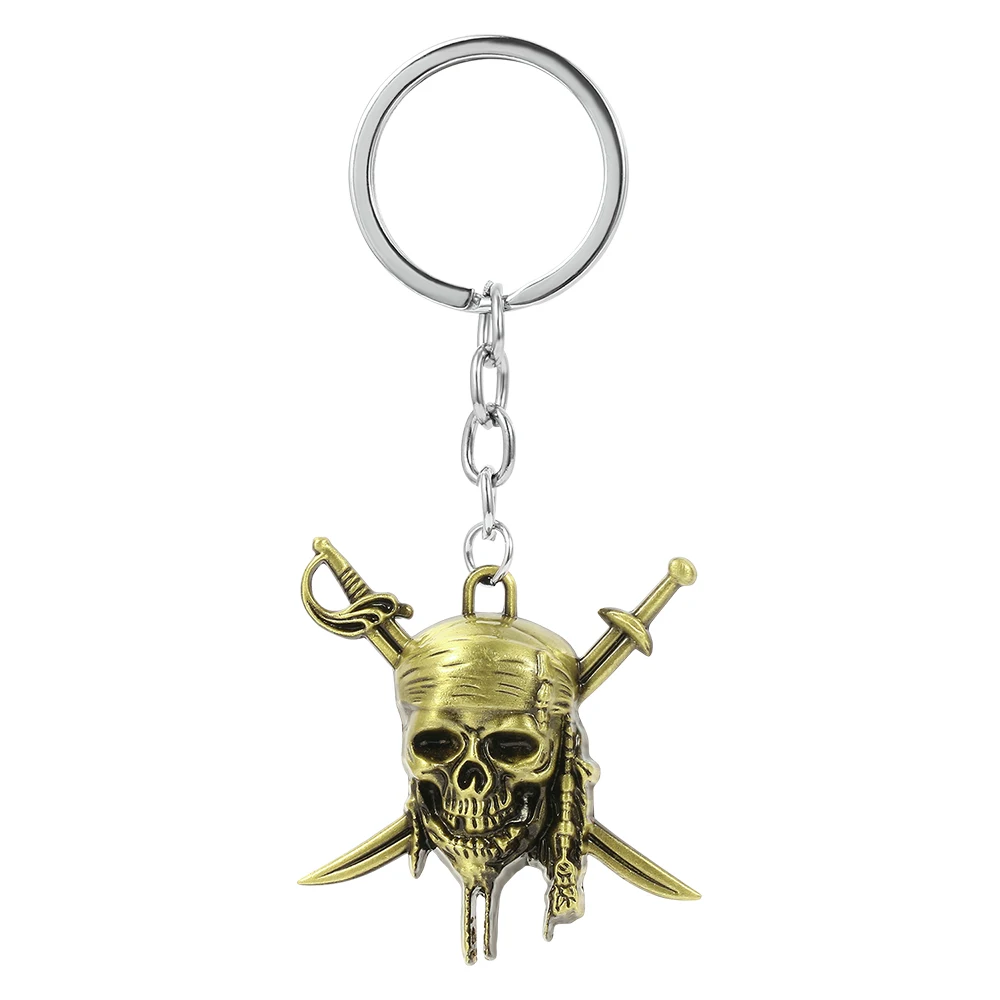 Caribbean Pirates Keychain - Vintage Aztec Gold Coin