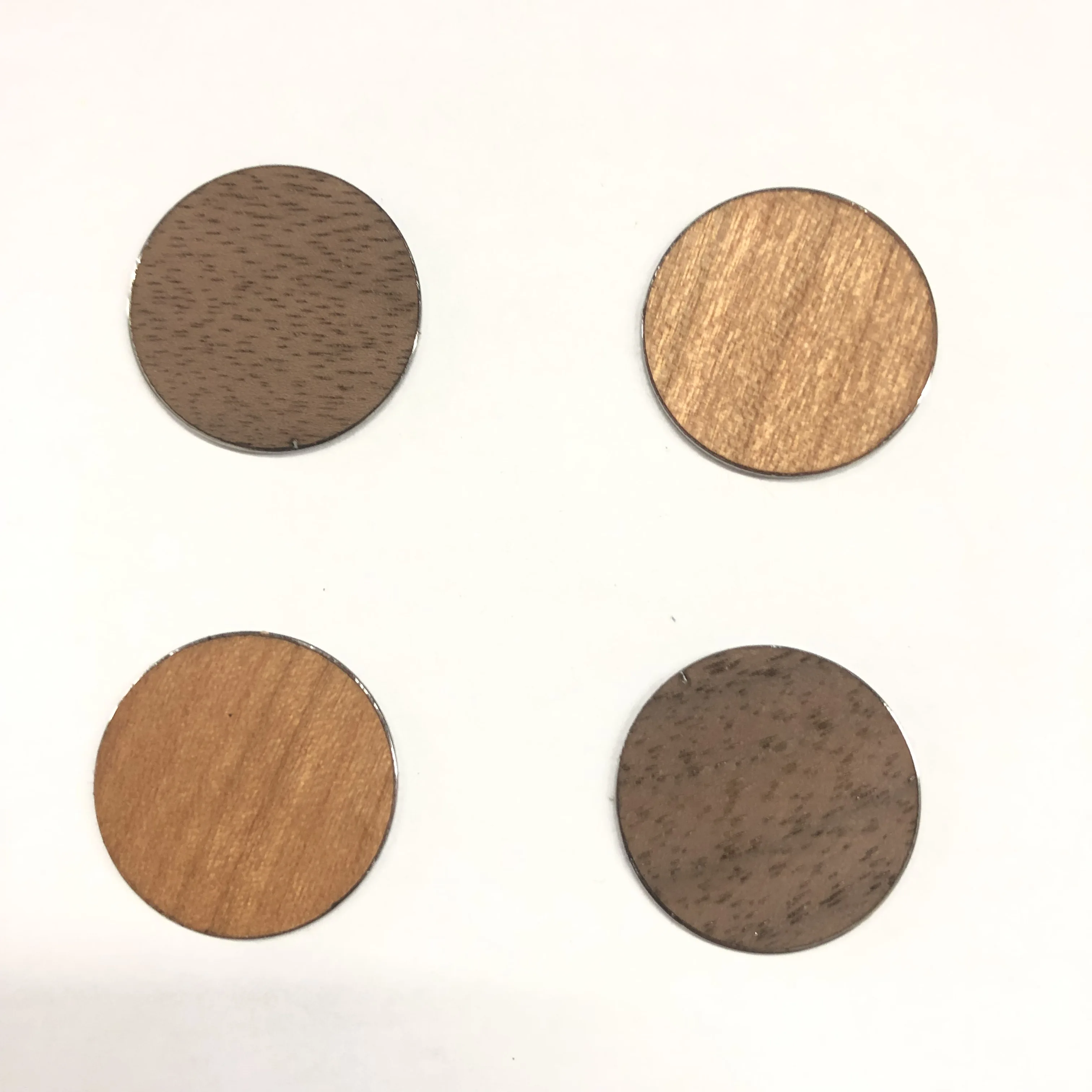 Blank Metal Wooden Golf 25mm Ball Marker Wholesale
