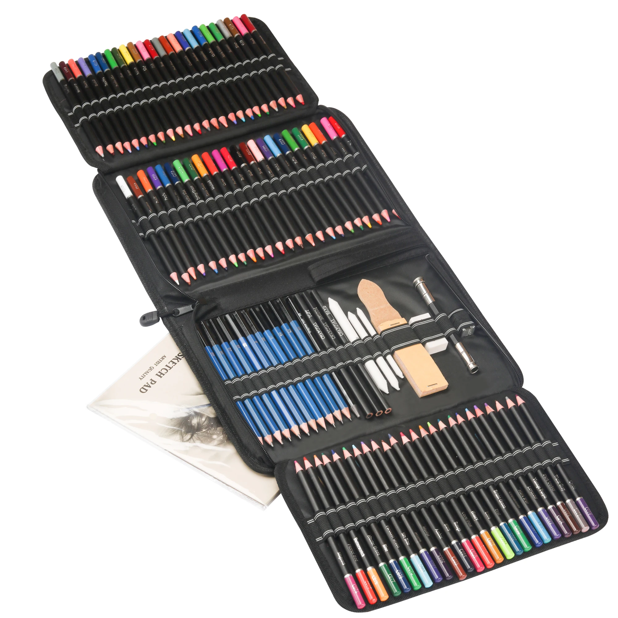 144PCS Color Pencil and Sketch Pencils Set for Drawing Art Tool