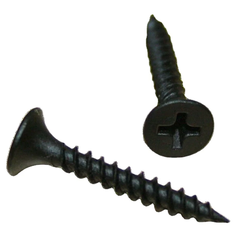 Tornillos Gypsum Plasterboard Black Phosphate Bugle Head Sheetrock Drywall Screw for Gypsum Board Nails Self Tapping Screws