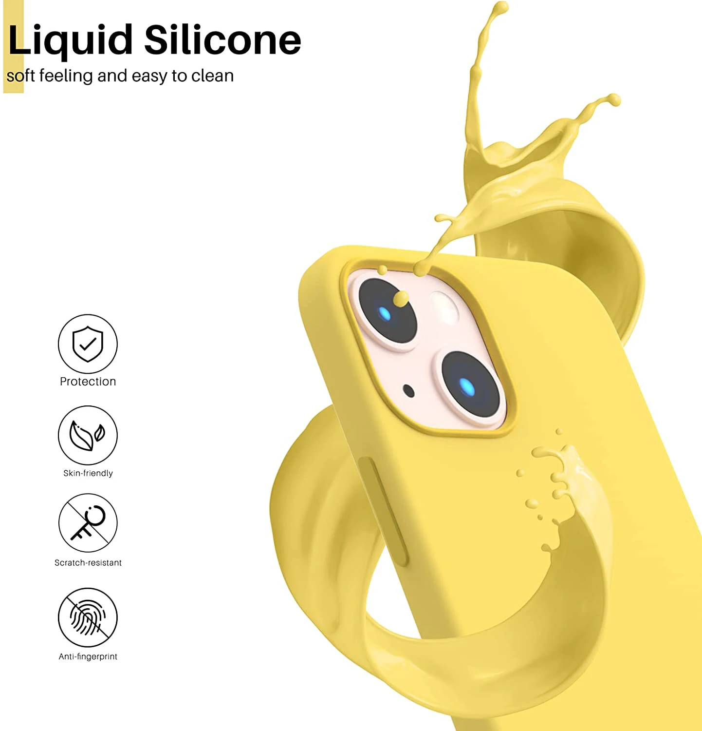 High Quality Original Liquid Silicon Case Luxury Case Shockproof Microfiber Case For