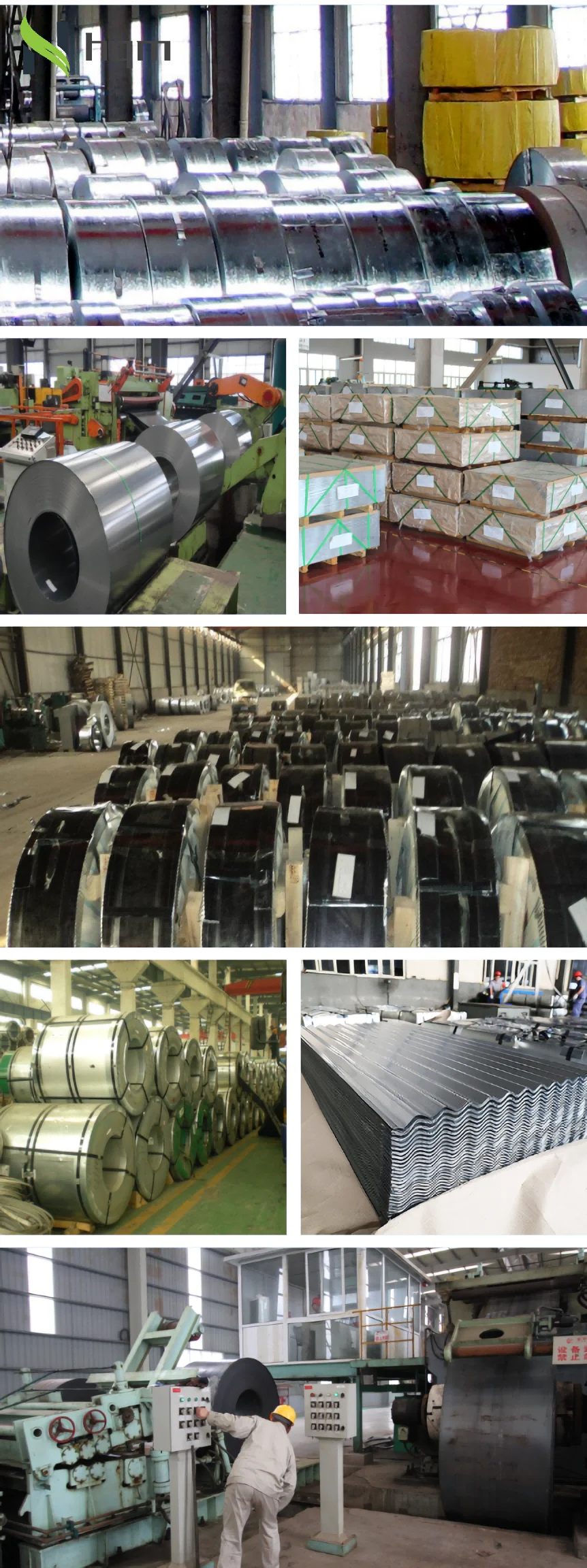 DX51d DX52D 0.12-5.0mm galvanized steel sheet hot dipped zinc coated steel sheets plain flat finish gi sheet factory