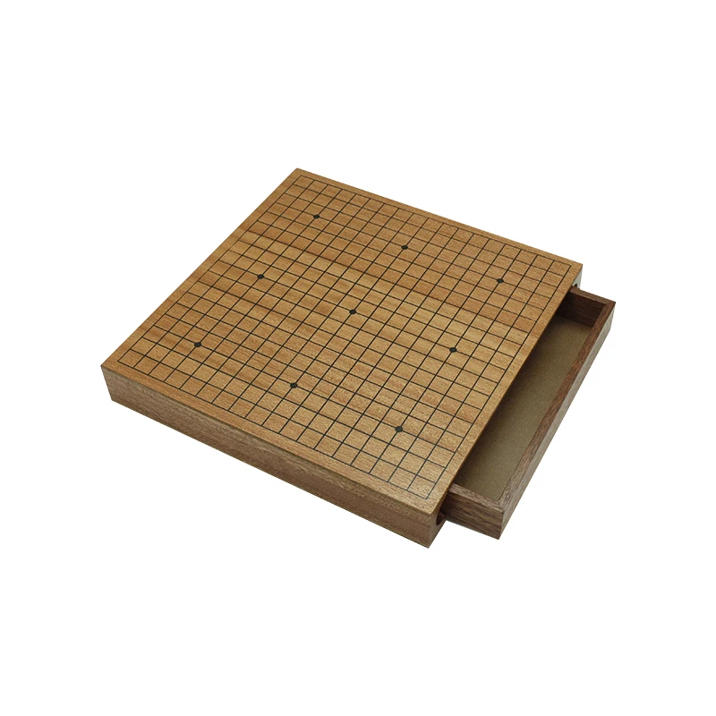 Wooden Go Board Game Set With Storage Drawers,Classic Goban 2 Player ...