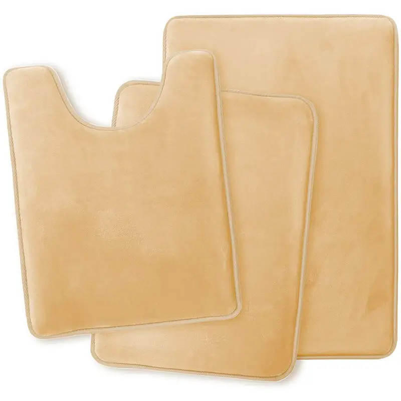 Market popular non slip bath waterproof floor bathroom anti slip mat bath mat set