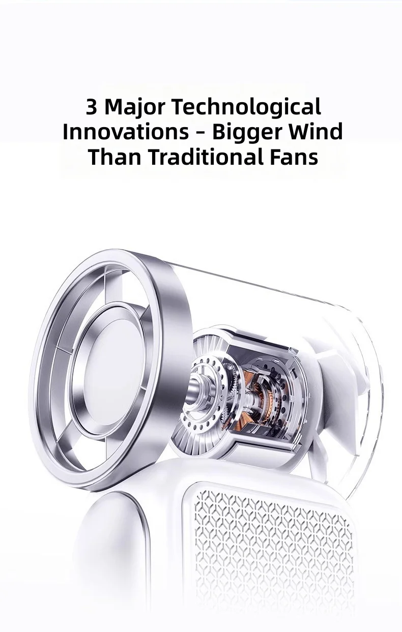 Mini Handheld Fan, USB, Portable, ABS, Plastic - detail 10