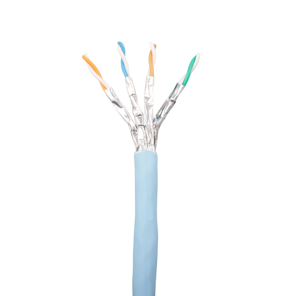 Cat5e Netzwerkkabel RJ45 - Patchkabel In Blau, Längen Von 0,5m Bis 50m, Vergoldete Kontakte