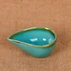 Assiette Style Goutte d'Eau Bleue