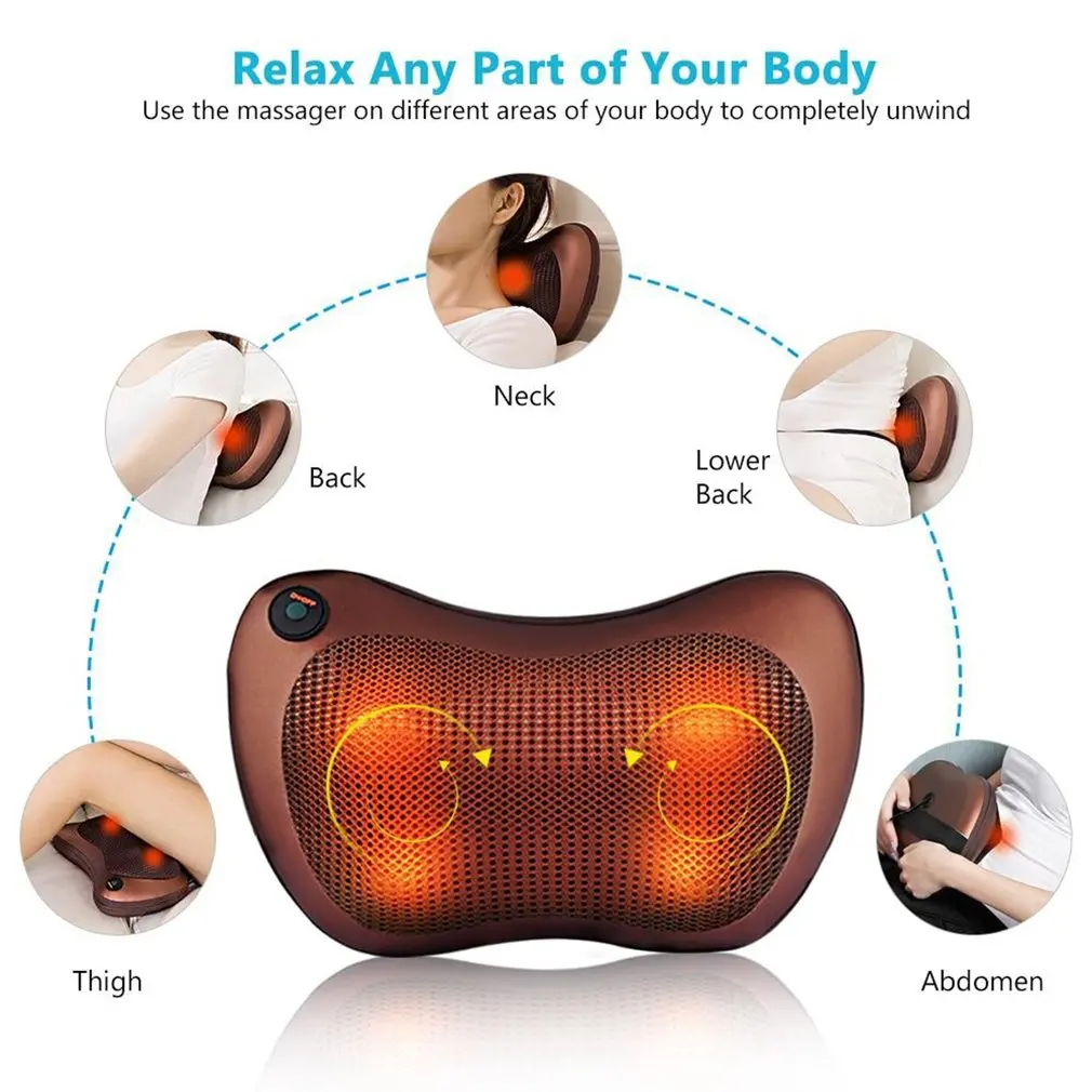 Popular Electric Vibrating Massage Pillow for Neck Relaxation Massage Pillow Vibrator with Heat Popular Electric Vibrating Massage Pillow for Neck Relaxation Massage Pillow Vibrator with Heat