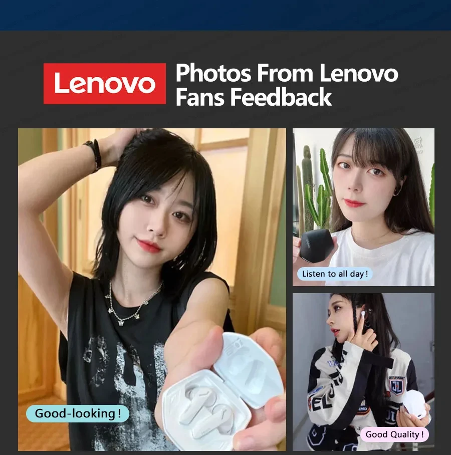 联想GM2 Pro TWS无线耳机蓝牙兼容5.3防水耳机带麦克风运动耳机耳塞