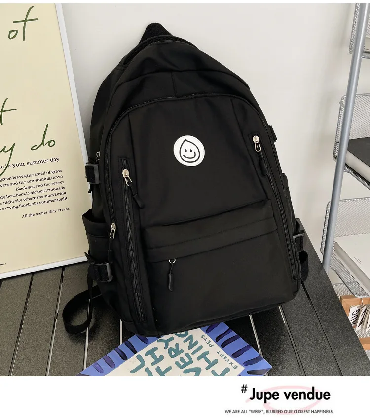 Новинка, Простой Школьный рюкзак для мальчиков и девочек, школьные сумки, оптовая продажа, компьютерный рюкзак