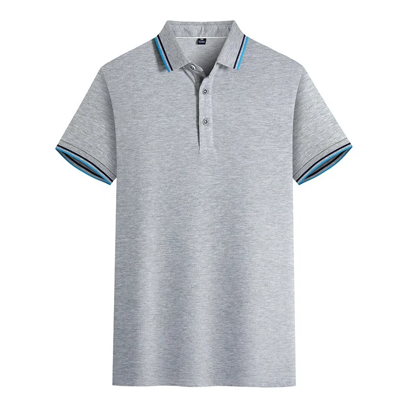 JL0914A Factory Personalized OEM High Quality Men’s Polo T-Shirts Wholesale Short Sleeve Golf Cotton T Shirt Men