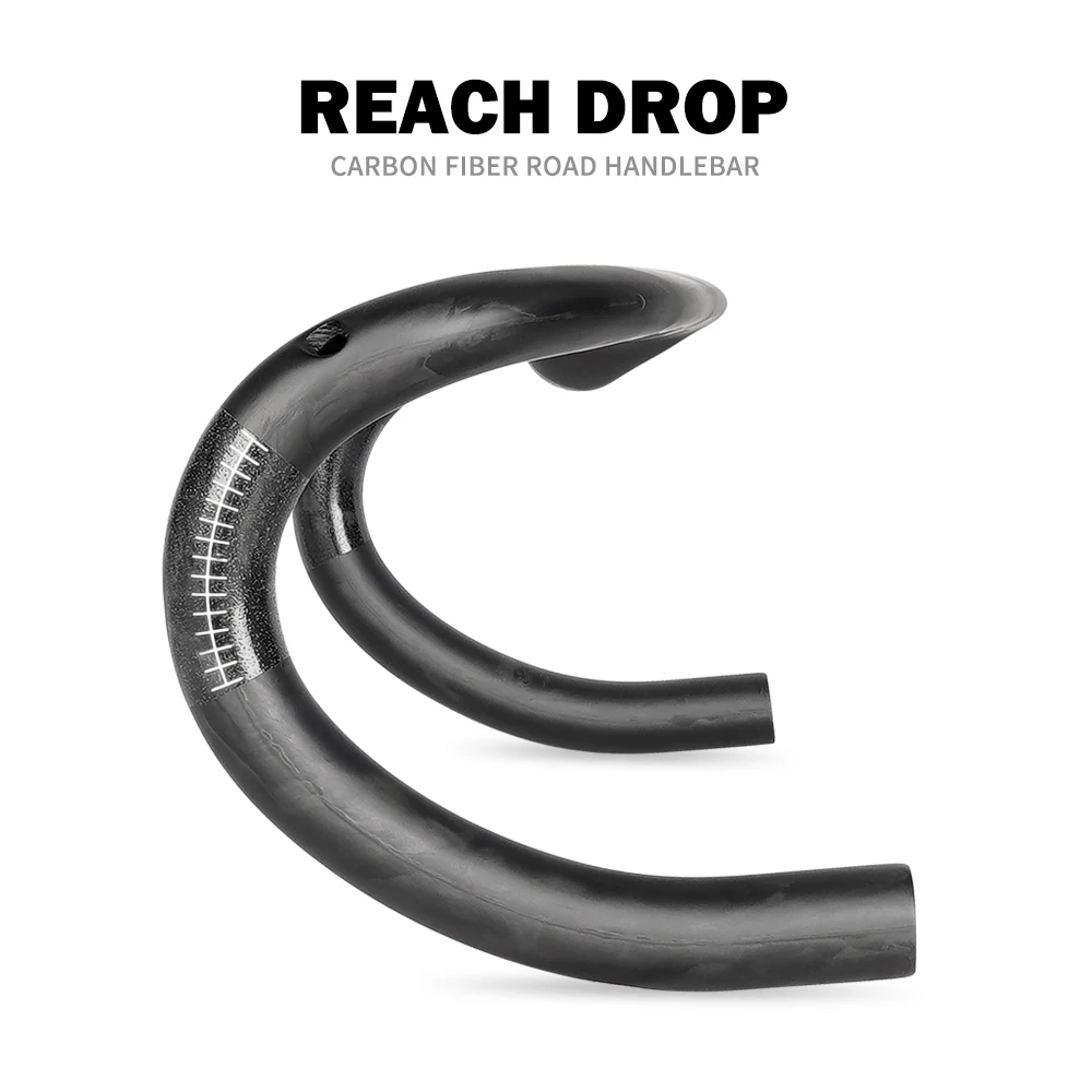 RXL SL Manubrio Strada In Carbonio 31.8x440mm - Drop Bar Bici Ghiaia, UD Opaco, Leggero