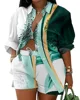 Dark green print