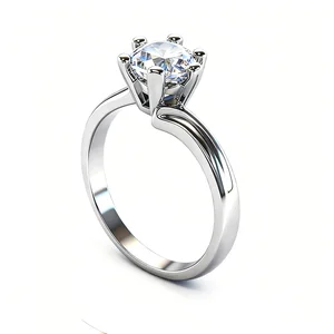 Hot Sale Fine Jewelry Factory Price Wholesale Fine Gemstones VVs1 Moissanite Diamond Copper-plated Platinum Ring for Wedding