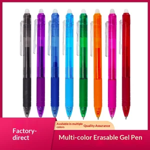 Erasable Color Gel Pen 0.5mm/0.7mm Plastic Primary School Stationery Wholesale