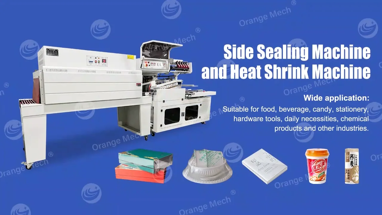 Orme Bottle Pack Wrapping Side Seal Shrink Wrap Machine Pizza Box Lbar