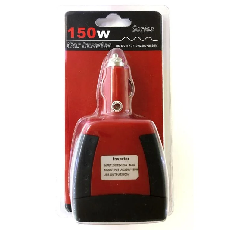 Автомобильный инвертор 220 Вт, 12 В постоянного тока до 110 В/0,5 В переменного тока, источник питания, инвертор, адаптер с портом зарядного устройства USB/а