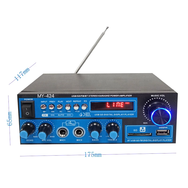 4CH Bluetooth Car Amplifier V12 4Channel Fullrange Prices 20W IC Mini Audio Stereo China Manufacturer Car Amplifiers 4 Canales