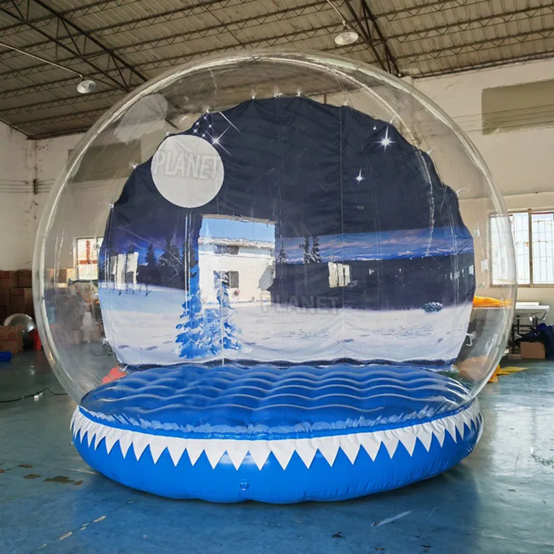 Giant Led Lights Inflatable Snow Globe Bounce House Human Size ...