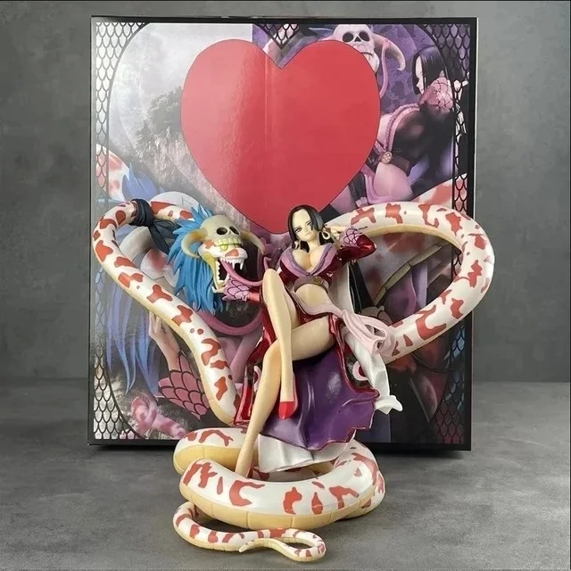 Figurine One Piece Boa Hancock Assise - Impératrice Des Neuf Serpents - PVC 2024