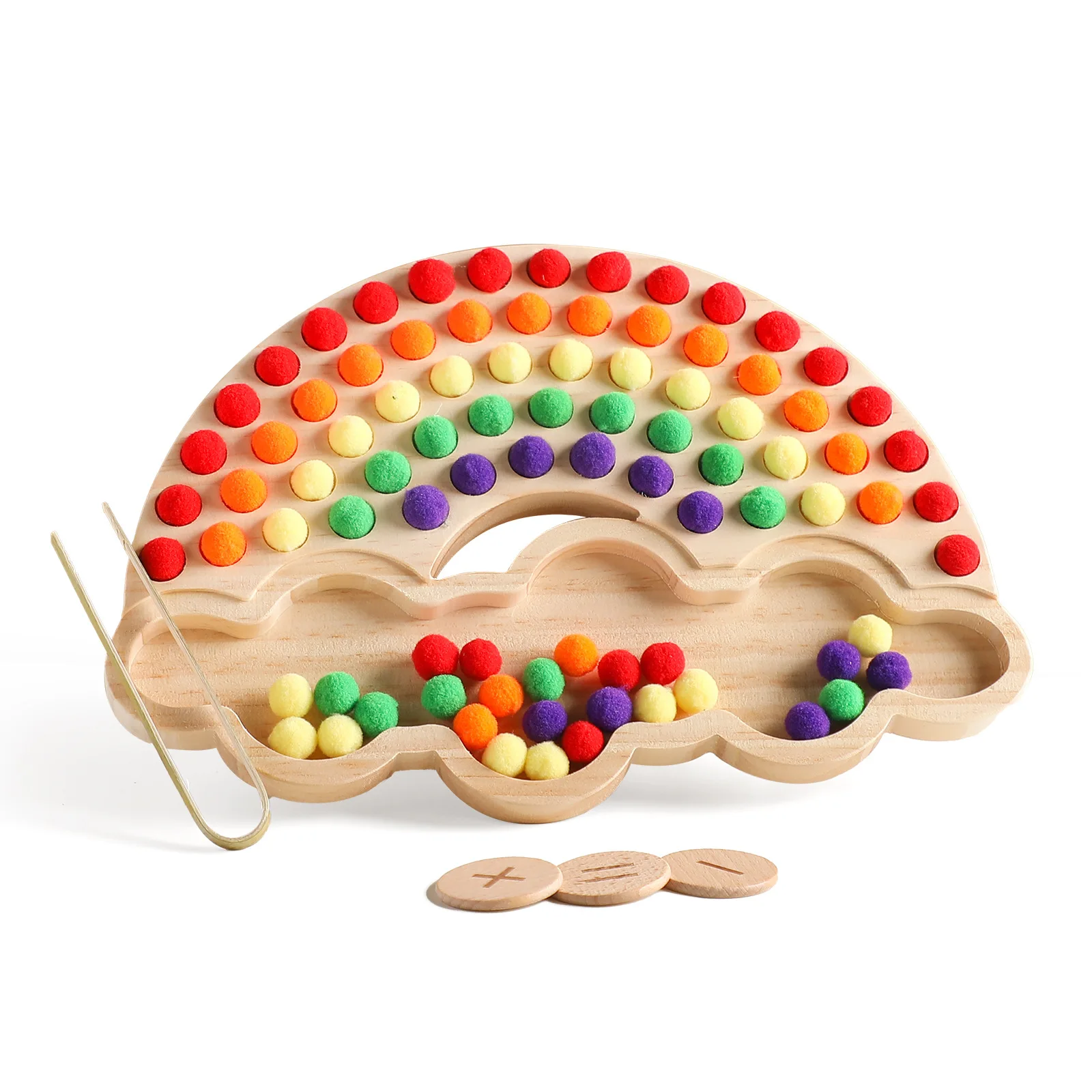 Multi-Colored Beaded Pegs Board - FREE Shipping