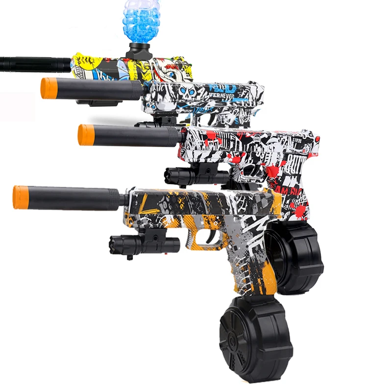 Оптовая продажа 2022, игрушечные пистолеты Kopetoy Glock, пистолет, электрический гелевый бластер, шарик TikTok, стильная поддержка, цветные игрушечные пистолеты на заказ