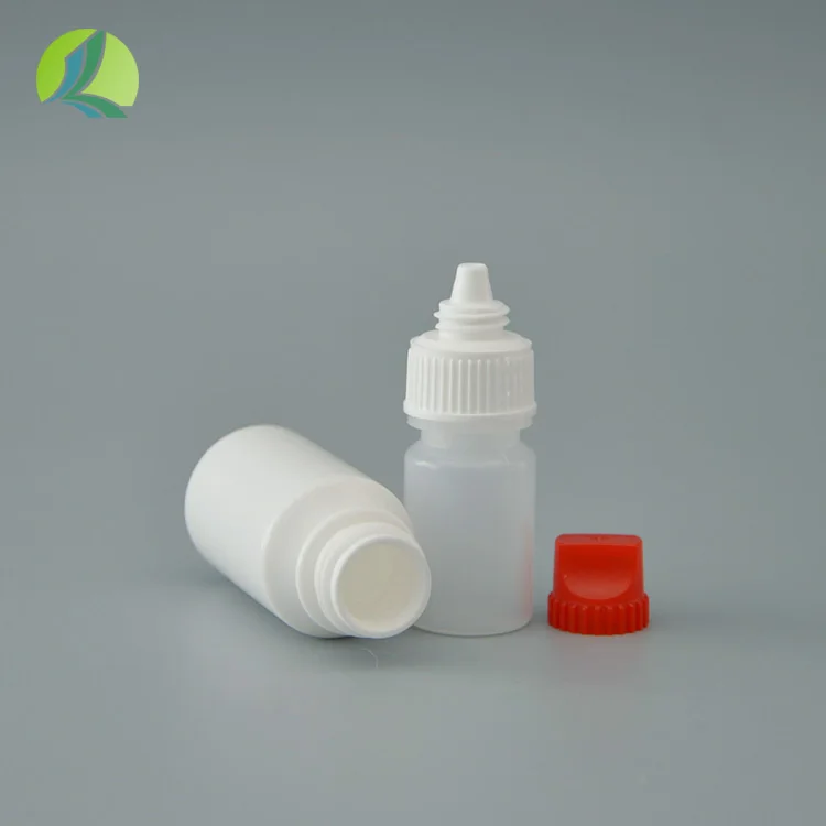 Pharmaceutical 5ml 10ml LDPE Liquid Eye Drops Container Screw Cap Squeeze Empty Sterilized Dropper Bottle with Customized Color