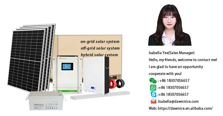 Solar Complete Set - Hybrid Power System for Home off Grid