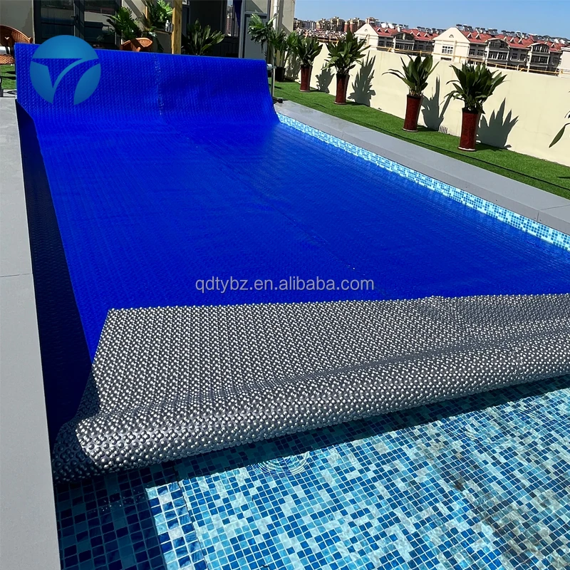INTERNATIONAL COVER POOL Thermoabdeckung 5x9 M, 600 Mikron – Isolierend, Für Swimmingpools, Ohne Verstärkung