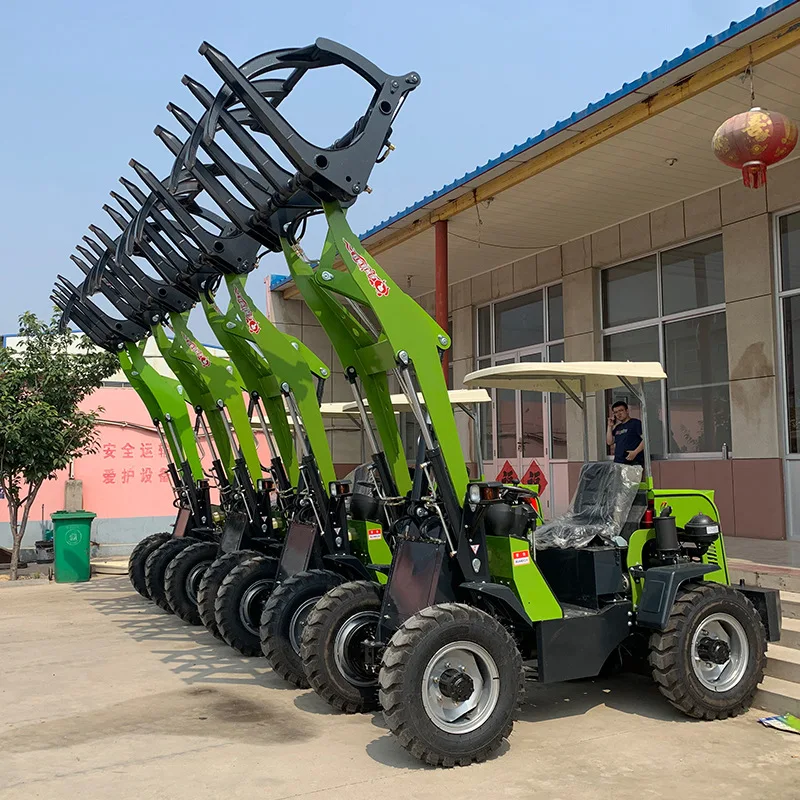 High Quality New Design 4 WD Mini Loader Electric or diesel Engine China Loader  Price for Sale