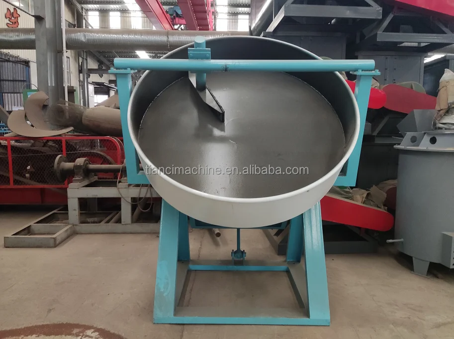 2tph Bentonite Starch Cat Litter Fertilizer Pan Granulation Equipment