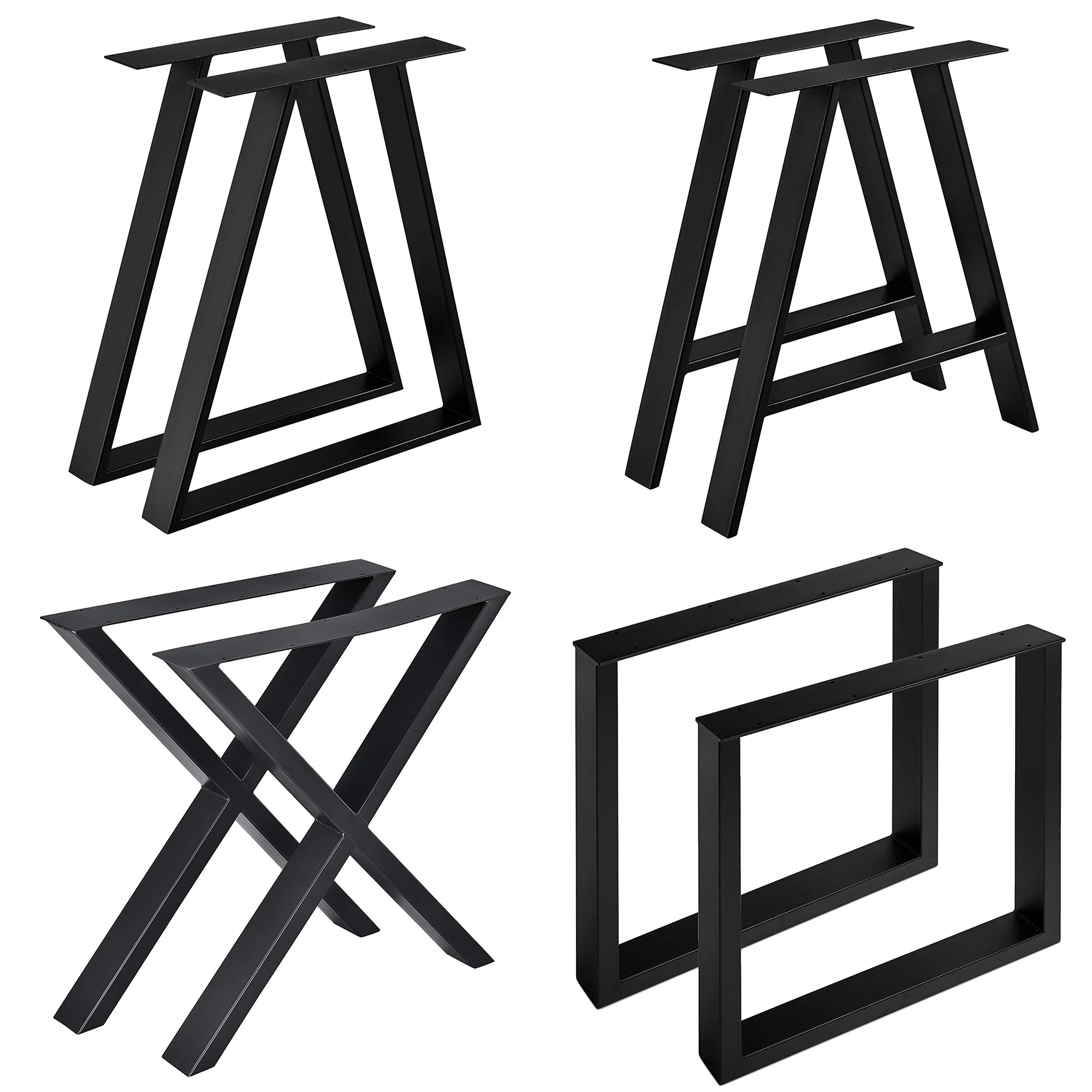 Modern Diy Square Metal Table Leg,Desk Legs Steel Bench Table Leg