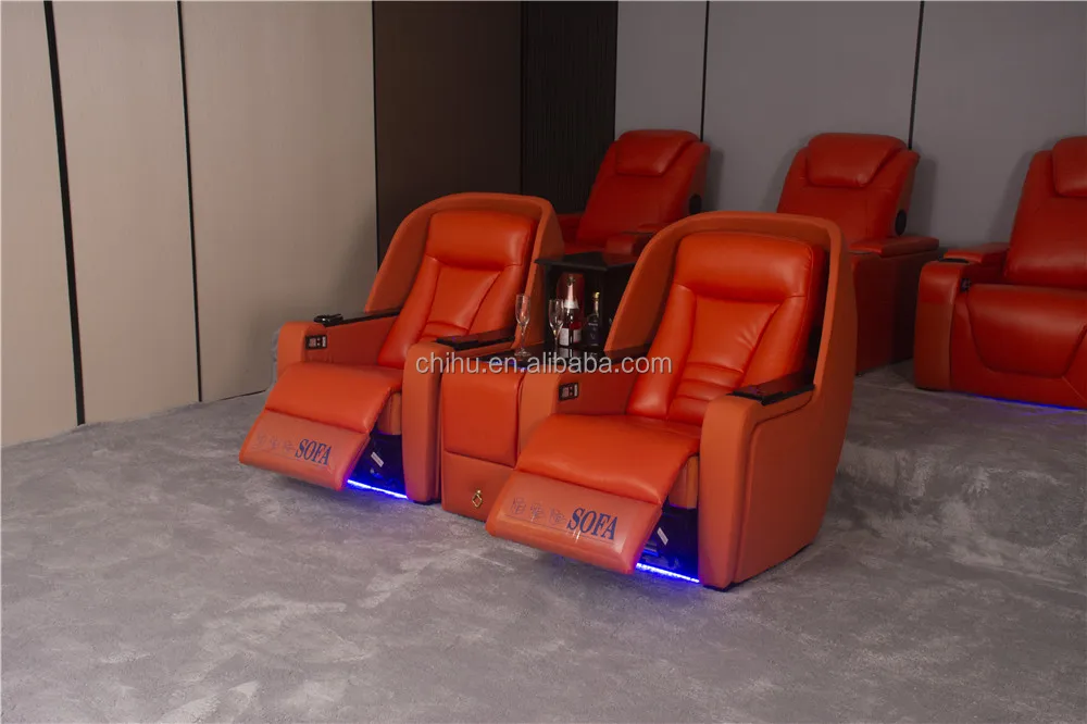 First-class Recliner Home Theater Sofa Customized Leather Multi ...