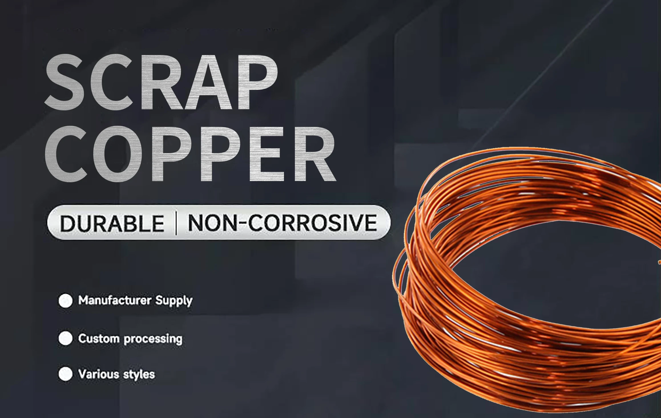 Copper Metal Wire Scrap 99.99% High Purity Copper Cable Scrap Copper ...