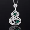 Green Nano pendant with chain