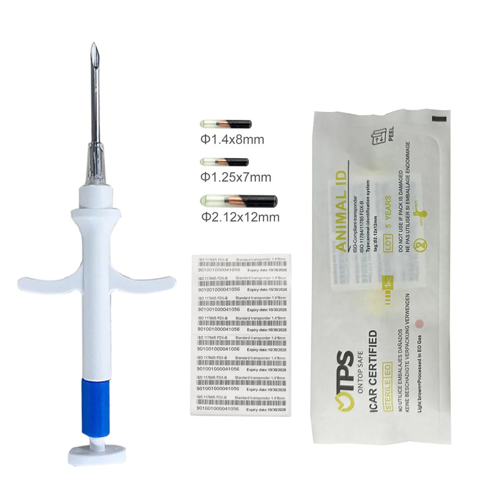 1piece Cat Dog Microchip Animal Syringe Id Implantable Chip Pet Chip
